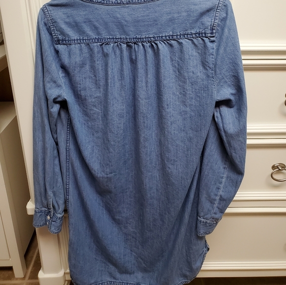 Express Small Denim Dress - Picture 3 of 5